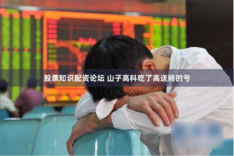 股票知识配资论坛 山子高科吃了高送转的亏